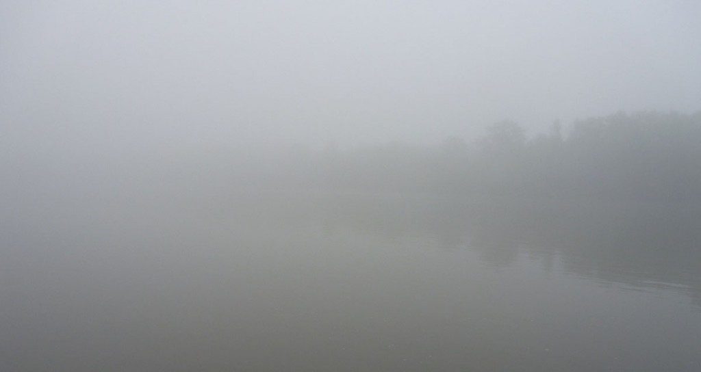 When we got to the Apalachicola River, it was covered in thick fog. With so many forces tugging at it, the different interests and concerns vying for its water, and so many possible outcomes, the river's future resembles this image.